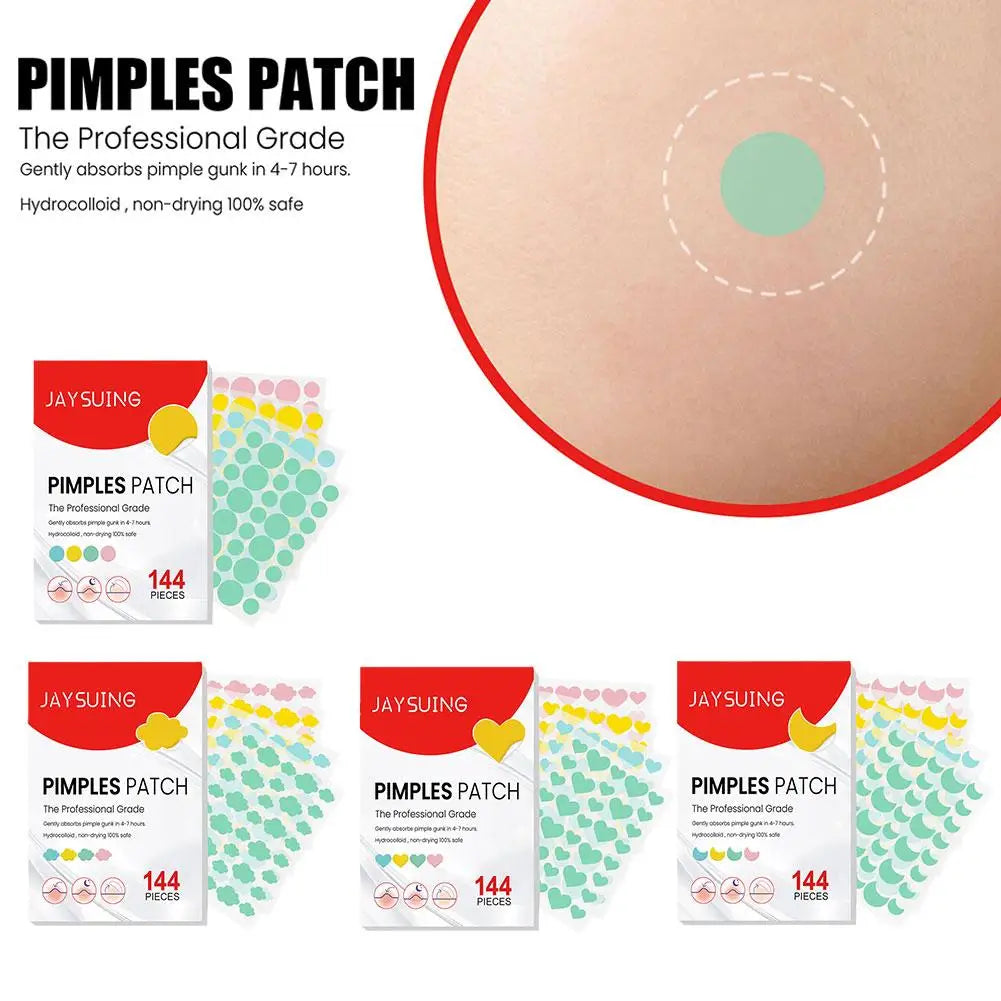 144/200PCS Colorful "Pimple Patches"