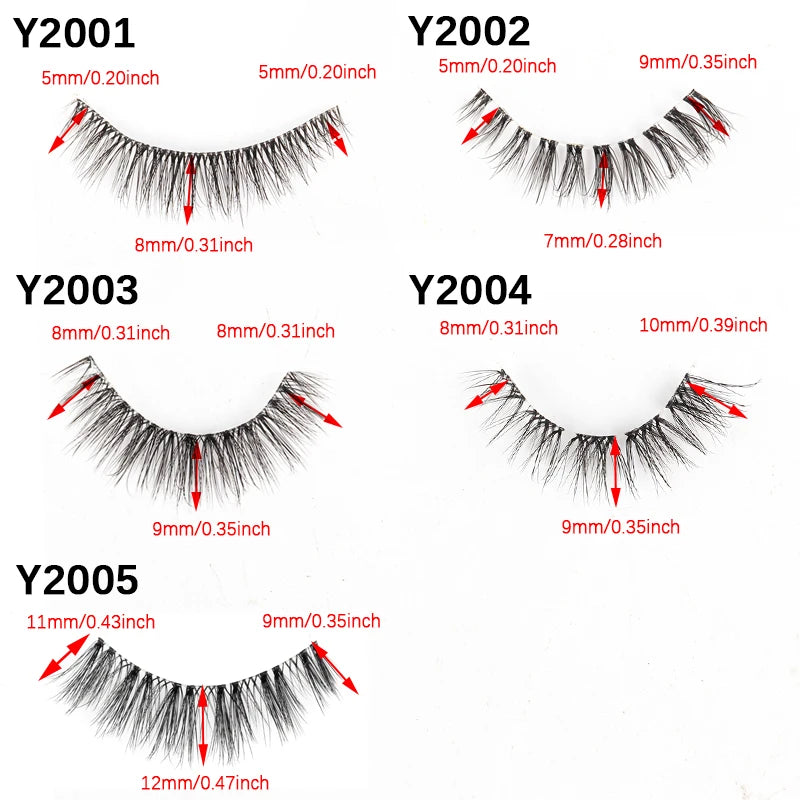 3/10 Pairs Manga False Lashes