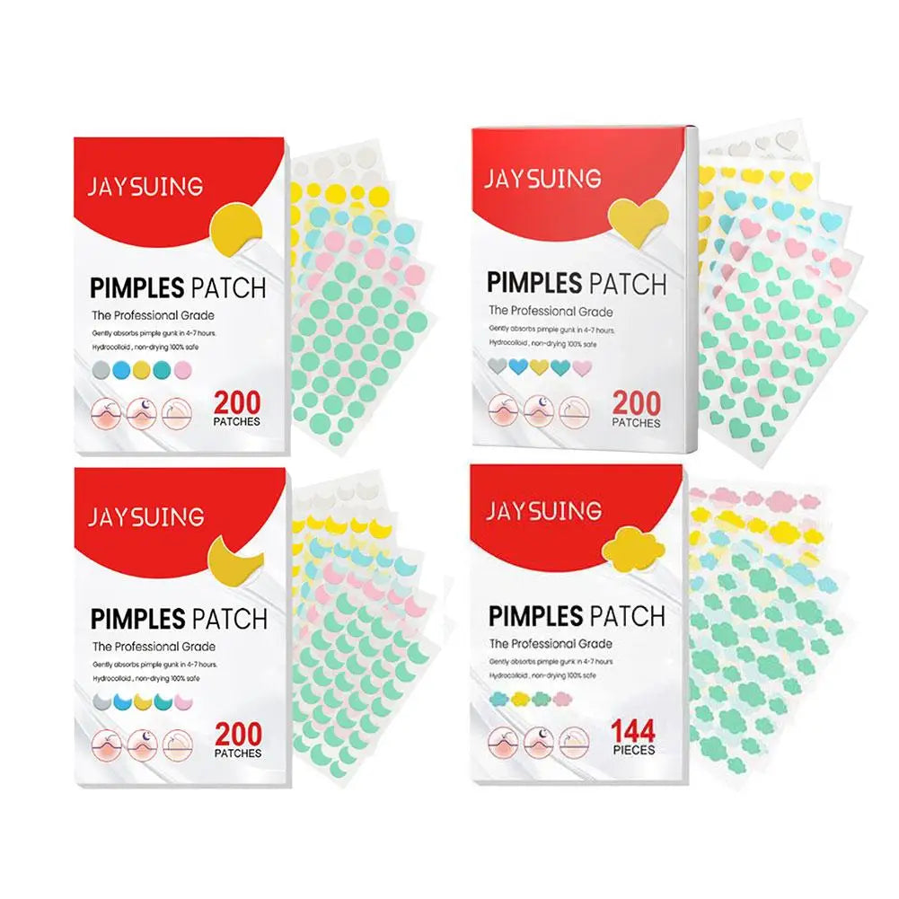 144/200PCS Colorful "Pimple Patches"